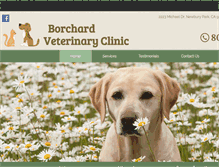 Tablet Screenshot of borchardvet.com